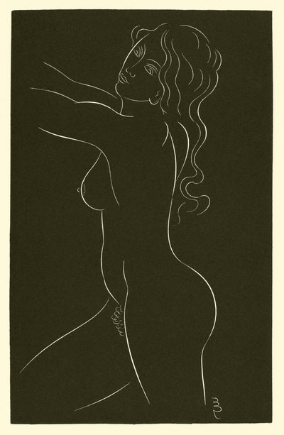 Desnudo femenino de Eric Gill