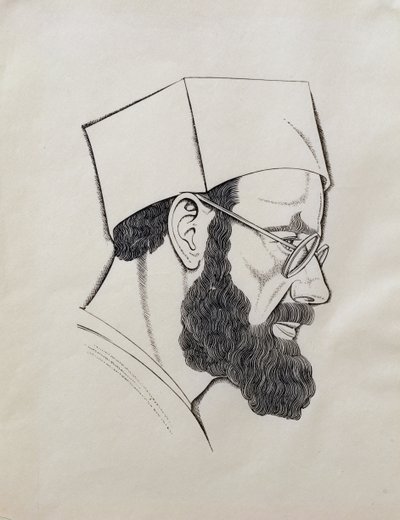 Autorretrato de Eric Gill