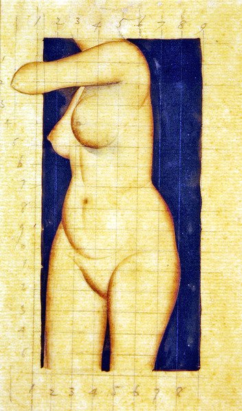 Estudio para un torso femenino sin cabeza de Eric Gill
