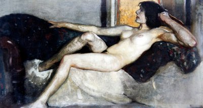 Estudio para belleza exuberante, c.1919 (óleo sobre lienzo) (véase 468039) de Eric Harald Macbeth Robertson