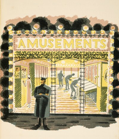 Sala de juegos, ilustración de 