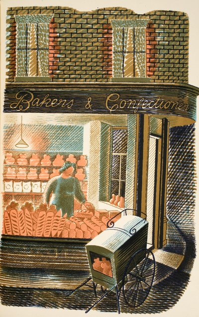 Panadero y confitero, ilustración de 
