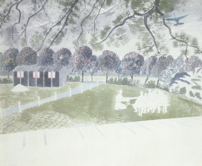 Demostración de un arma de Eric Ravilious