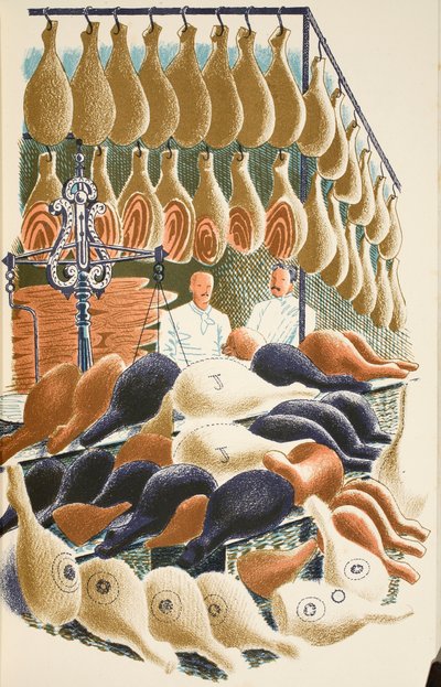 Jamones, ilustración de 