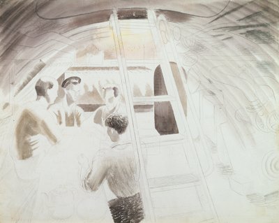 Hombres en descanso de Eric Ravilious