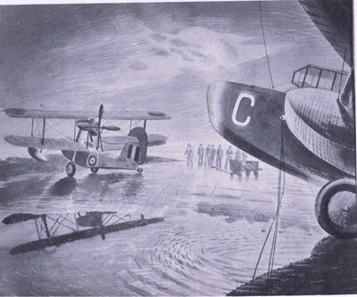 Mañana en el desfile, de Aventura Británica publicado por Collins, 1947 de Eric Ravilious