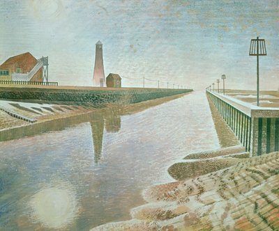 Puerto de Rye, 1938 de Eric Ravilious