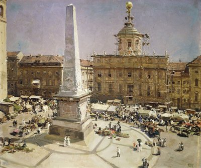 Piazza Santa Maria Maggiore, Roma de Erich Kips
