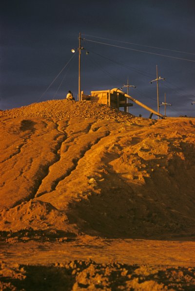 Mina de estaño en la meseta de Jos, Nigeria, África de Erich Lessing