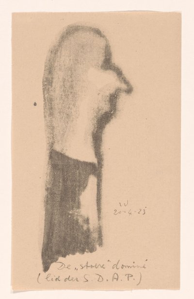 El duro predicador (miembro del S.D.A.P.) (título original en el objeto)
Idealisten II en verdere Kanttekeningen (título original de la serie) de Erich Wichmann
