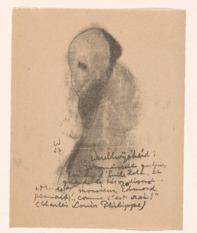 Figura abstracta con barba
Idealistas II y otras notas (título original de la serie) de Erich Wichmann
