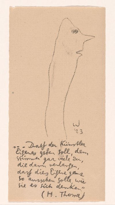 Estatuilla de caricatura de Erich Wichmann
