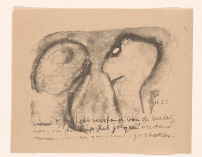 Dos figuras abstractas
Idealistas II y otras Kanttekeningen (título original de la serie) de Erich Wichmann