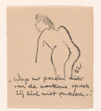 Figura desnuda encorvada
Idealistas II y otros cánticos (título original de la serie) de Erich Wichmann