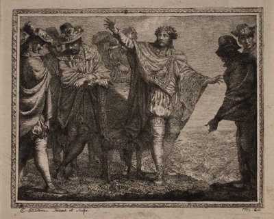 Canuto el Grande y sus cortesanos de Erik Pauelsen