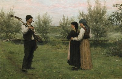 Una reunión de Erik Theodor Werenskiold