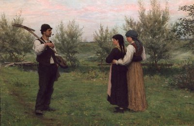 Una reunión de Erik Theodor Werenskiold