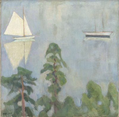 Mirroring de Erik Theodor Werenskiold