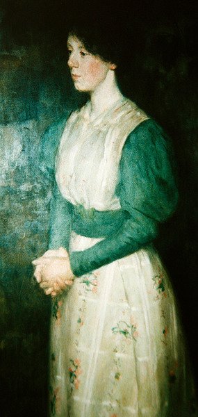 Retrato de la señorita Ellen Dick, c.1900 de Erik Theodor Werenskiold