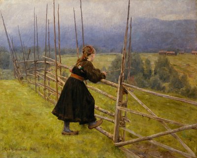 chica de telemark de Erik Theodor Werenskiold