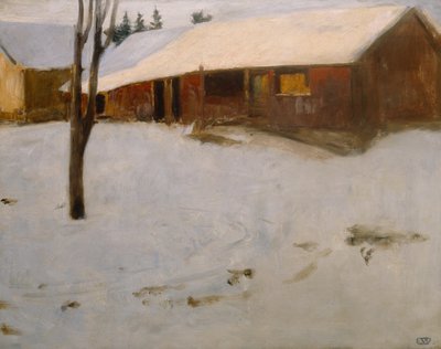 Invierno de Erik Theodor Werenskiold