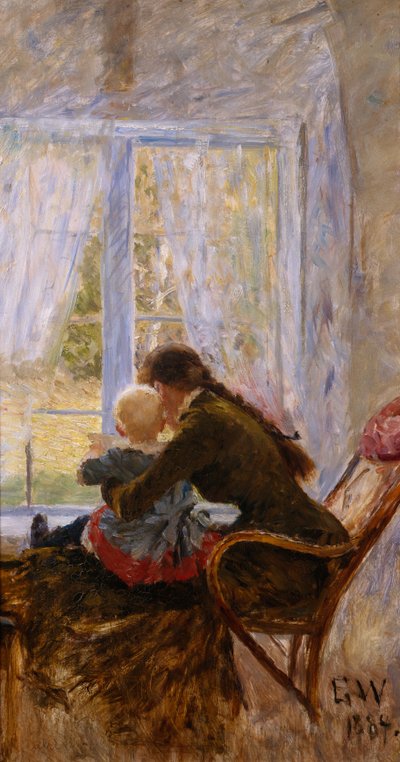 Tú y Bebe de Erik Theodor Werenskiold