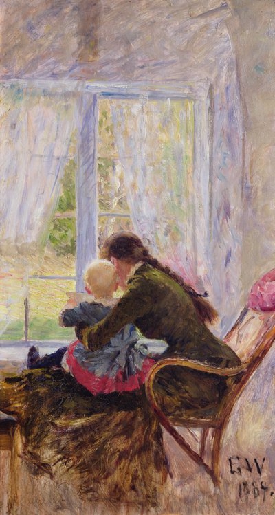 tu y bebe de Erik Theodor Werenskiold