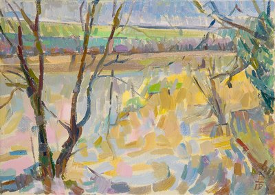 El Cherwell inundado desde Rousham II de Erin Townsend