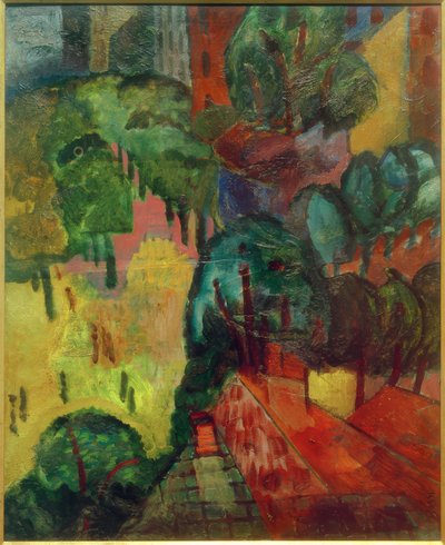 Paisaje urbano parisino de Erma Bossi