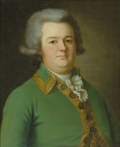 Retrato de Vasily Ivanovich Likhachev, 1791 de Ermolay Dementyevich Kamezhenkov