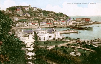 Jardines de la Princesa y Vane Hill, Torquay, Devon, principios del siglo XX de Ern Bishop