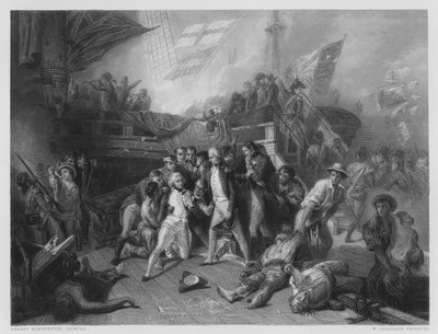 La muerte de Nelson de Ernest (after) Slingeneyer