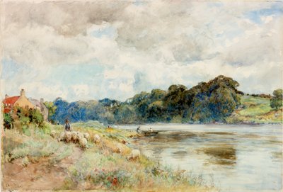 En el Coquet, hacia 1902 (Acuarela) de Ernest Albert Waterlow