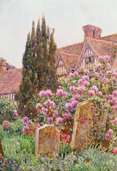 Cementerio de la Iglesia, Chiddingstone de Ernest Arthur Rowe