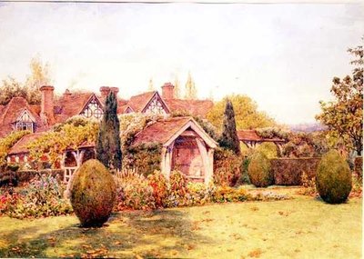 Los Jardines en Great Tangley Manor cerca de Guildford de Ernest Arthur Rowe