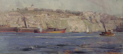 Observatory Hill, Millers Point, Sídney de Arthur Streeton