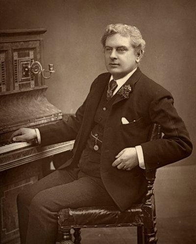 Arthur Cecil, actor británico, comediante, dramaturgo y gerente de teatro, 1887 de Ernest Barraud