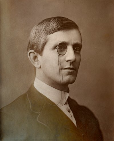 Brandon Thomas, actor, dramaturgo y compositor británico, 1887 de Ernest Barraud
