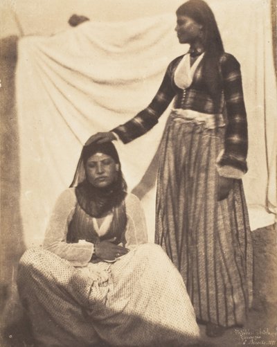 Wassileh y Lhedeh, Ghawagea, 1852 de Ernest Benecke