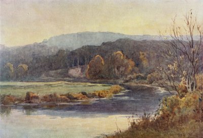 El bosque y la vía fluvial de Ernest Benger or Berenger