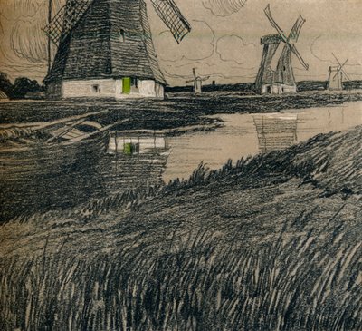Cerca de Róterdam, c. 1912 de Ernest Bewlay