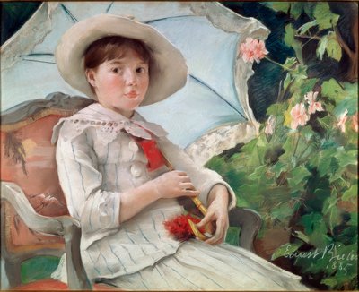 Bildnis Nathalie Biéler von Ernest Bieler