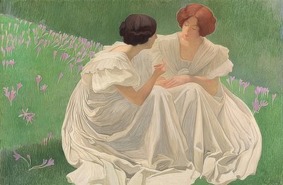 Los dos blancos (Les Deux Blanches) de Ernest Bieler