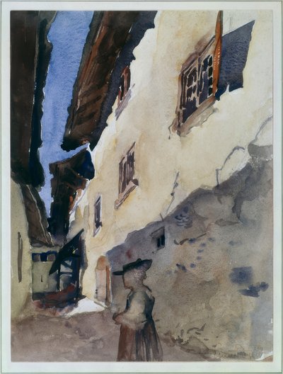 Calle en Savièse de Ernest Bieler