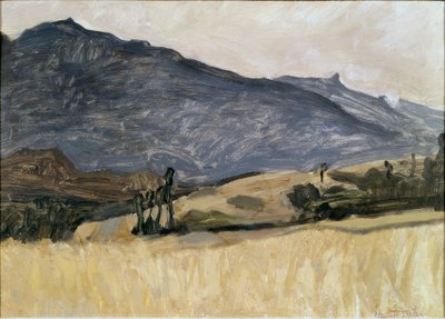 Paisaje del Valais de Ernest Bieler
