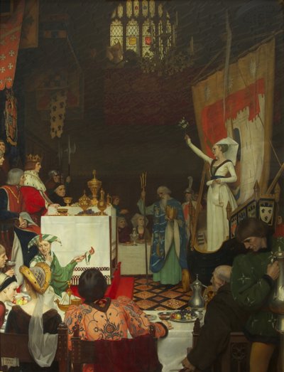 Eduardo IV siendo Entretenido por William Canynges en su casa en Redcliff Street de Ernest Board