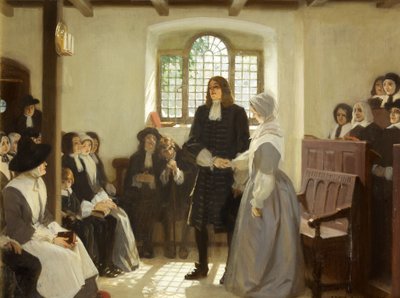 El matrimonio de William Penn y Hannah Callowhill de Ernest Board