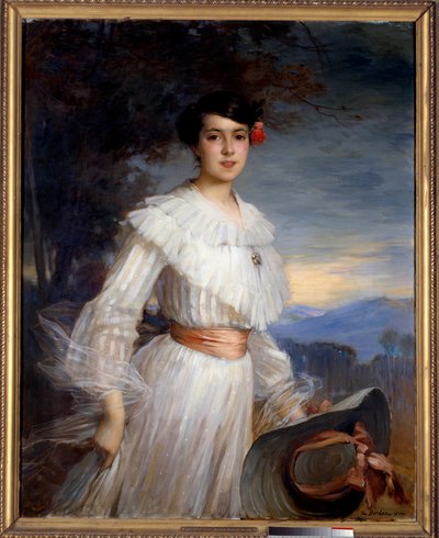Retrato de Madeleine Reclus de Ernest Bordes