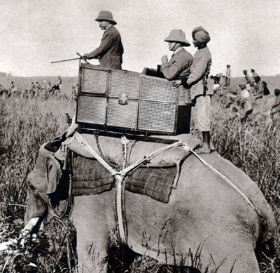 Jorge V 1911 de caza en Nepal (1911) de Ernest Brooks