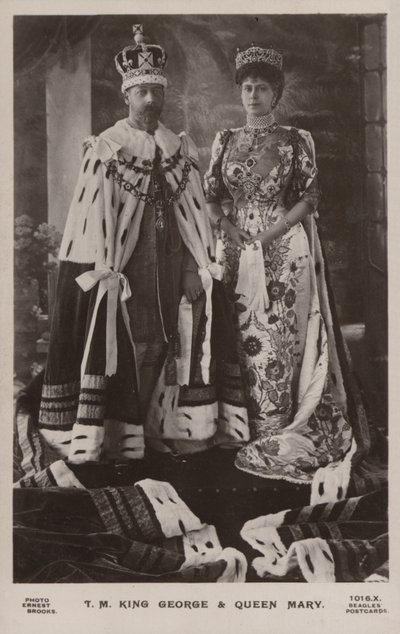 Rey Jorge V y Reina María de Ernest Brooks